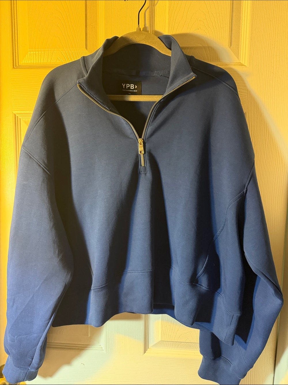 YPB- Women's Navy Quarter-Zip Sweatshirt